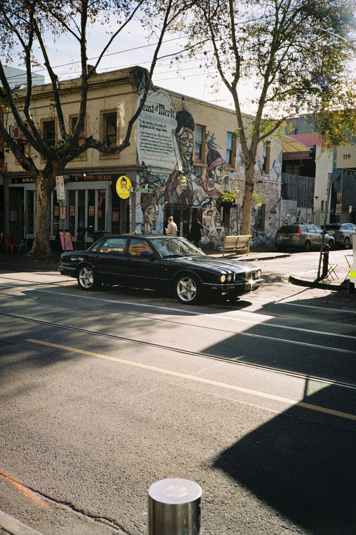 Jaguar XJ X300 car on the street