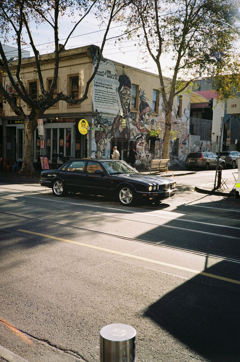 Jaguar XJ X300 car on the street